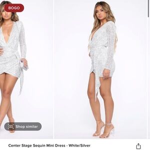 Fashion nova sparkle bachelorette dress